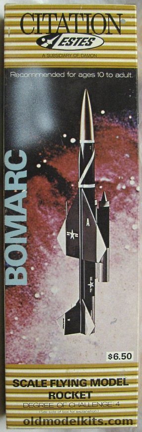 Estes Bomarc Boost Glider - Level 4 Flying Model Rocket With Glide Recovery, MK-5 plastic model kit